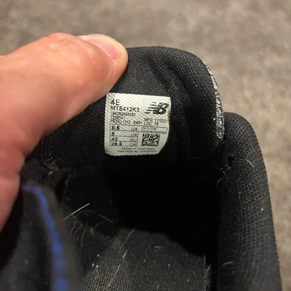 New Balance Gray and Blue Sneakers - Picture 6 of 6